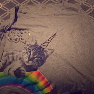 Long sleeved cat shirt